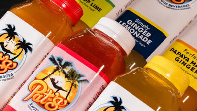 Making Caribbean Drinks with Juices from Pat's Exotic Beverages